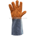 Welding Working Soft Cowhide Leather Plus Gloves
